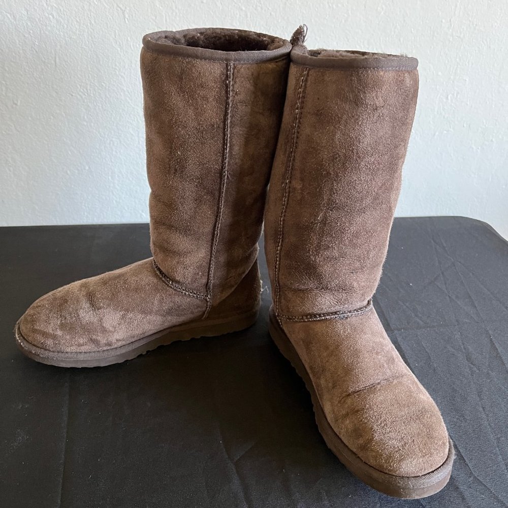 Tall Brown Uggs - image 3